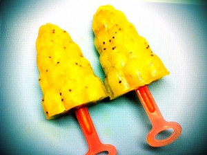 is, smoothies, lækker, frisk, sommer, sol