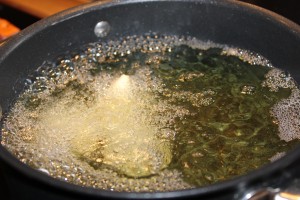 Habernero poppers i olien