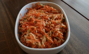 Gulerodssalat med squash