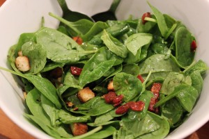 spinat, salat