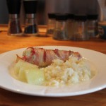Bacon i svøb klar til servering