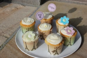 Cupcakes klar til at blive spist :)