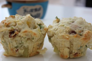 Muffins med grøntsager og kartofler