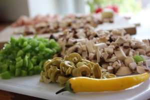 Ingredienserne bliver klargjort