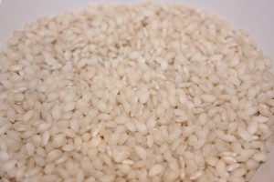 Risottoris til risotto med svampe
