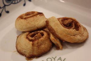 Kanelsnegle færdige