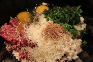 Ingredienser - Kødboller i tomat