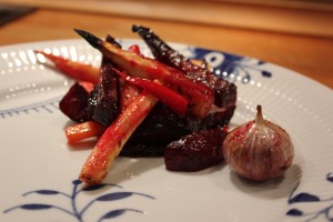 Rodfrugter i ovn med lækker marinade