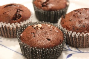 Oreo Cupcakes -inden frosting