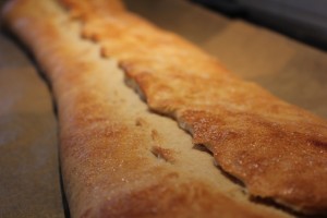 Den flotte kringle er bagt gyldenbrun