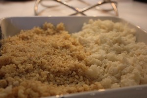 Blomkålsris og bulgur