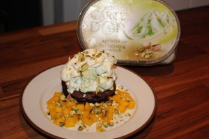 Brownie med Carte d'or is