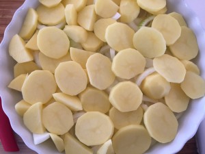 kartofler i skiver